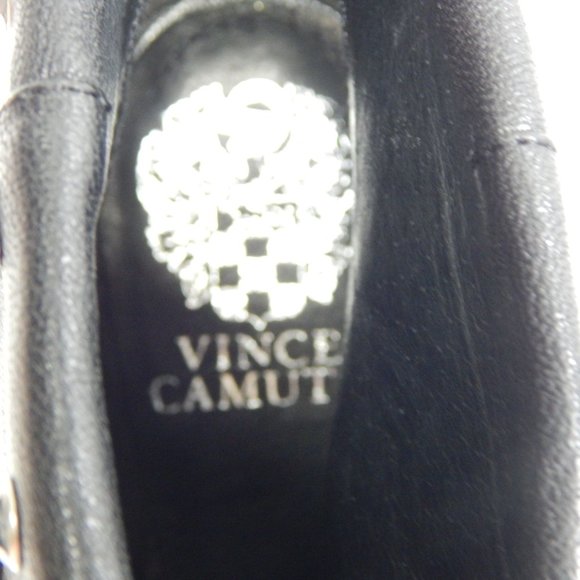 Vince Camuto Womens Black Open Toe Stilettos With Spikes Size 6.5B - Picture 8 of 12